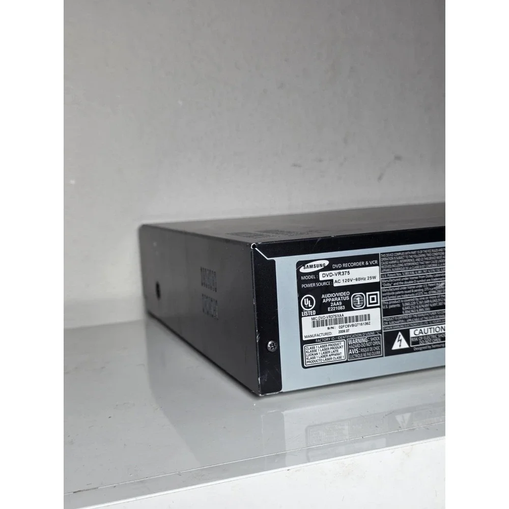 Samsung DVD-VR375 STUCK IN DVD MODE
